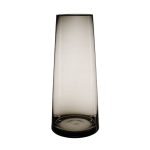 JARRON CRISTAL 30CM *GRIS/ORO