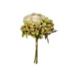 BOUQUET ROSA/CAPULLO/HORT. X7 32CM