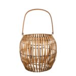 FAROLILLO REDONDO MIMBRE 30x27CM