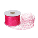 CINTA TELA ARAÑA 5CMX20M (03) *FUCSIA