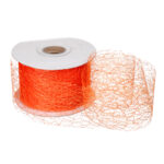 CINTA TELA ARAÑA 5CMX20M (10) *NARANJA