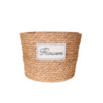 CESTA MIMBRE "FLOWERS" Ø25CM