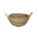 CESTA OVALADA ESPARTO 37CMx17CM ASAS *NATURAL