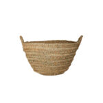 CESTA REDONDA ESPARTO 37CMx72CM ASAS *NATURAL