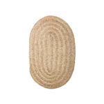 ALFOMBRA OVALADA ESPARTO 59CMx95CM *NATURAL