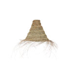 LAMPARA ESPARTO CON FIBRAS 36CMx29CM *NATURAL