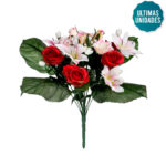 BOUQUET LILIUM/ROSAS/CAP./POPY