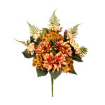 R.ENC.ZINNIA/HORTENSIA *MARRON