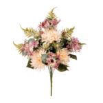 R.ENC.CRISANTEMO/HORTENSIA *BEIGE