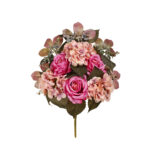 R.ENC.HOJAS/ROSAS *FUXIA