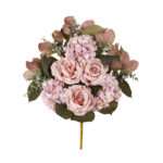 R.ENC.HOJAS/ROSAS *FUXIA