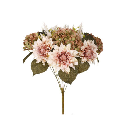BOUQUET CORTADERIA/ZINNIA