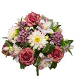 BOUQUET ROSA/GERB/ORQ *FUXIA