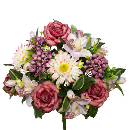 BOUQUET ROSA/GERB/ORQ *FUXIA