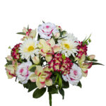 BOUQUET ROSA/GERB/ORQ *FUXIA