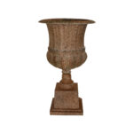 COPA BASE CUADRADA LATON 73CM *VINTAGE