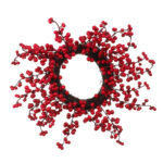 CORONA BERRIES 28CM DIAMETRO *ROJO