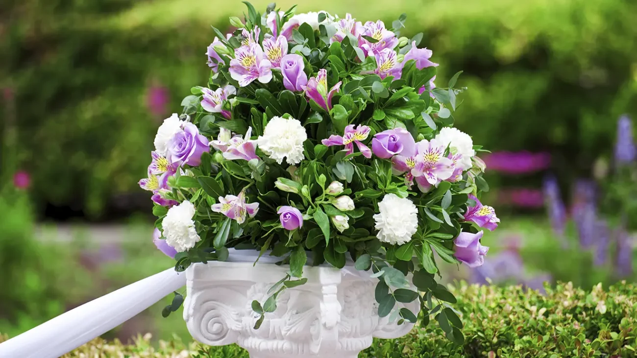 Flores de cementerio premium