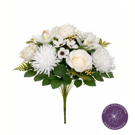 R. ROSA, ORQUIDEA Y CRISANTEMO