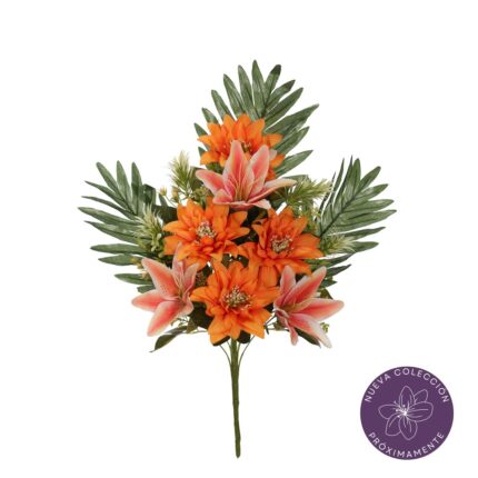 R.ENC.LILIUM/ZINNIA *SALMON