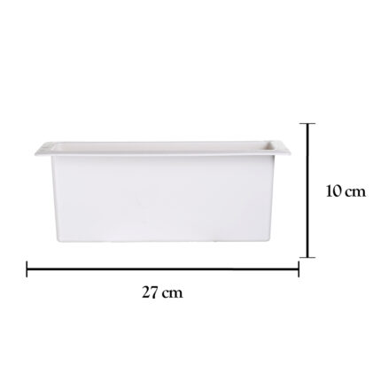 JARDINERA PLASTICO 37x8x10CM