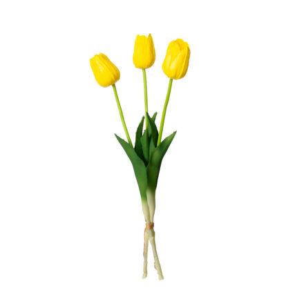 ATADO TULIPAN TACTO NATURAL X3 *AMARILLO