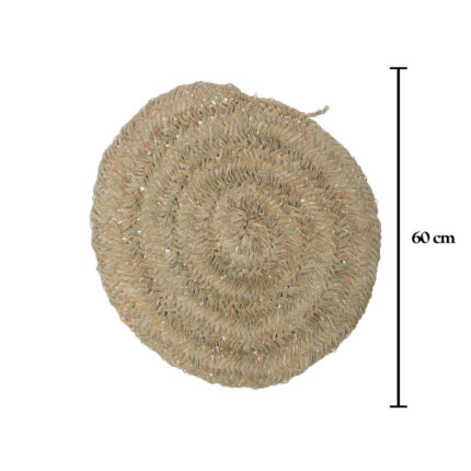 ALFOMBRA REDONDA ESPARTO 60CM