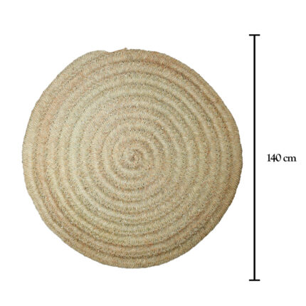 ALFOMBRA REDONDA ESPARTO 140CM