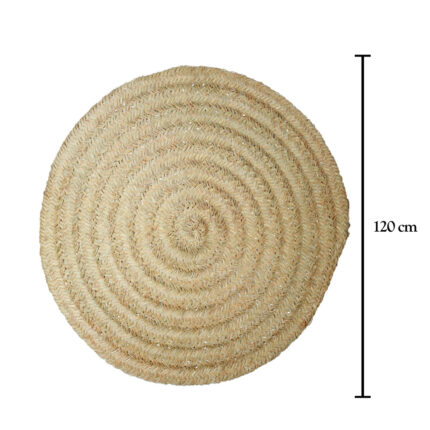 ALFOMBRA REDONDA ESPARTO 120CM