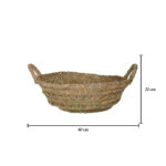 CESTA ESPARTO 14CMx40CM ASAS
