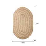 ALFOMBRA OVALADA ESPARTO 59CMx95CM