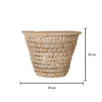 MACETERO MIMBRE 30CMx20CM