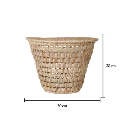 MACETERO MIMBRE 30CMx20CM