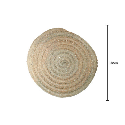 ALFOMBRA REDONDA ESPARTO 1.25MT