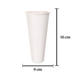CONO REDONDO ALTO PLAST.16X8.5CM