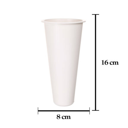 CONO REDONDO ALTO PLAST.16X8.5CM