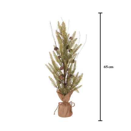 MACETITA SACO PINO PIÑA 65CM