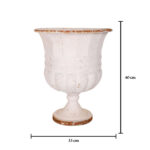 COPA ANTIGUA LATON 40CM *BLANCO
