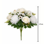 R. ROSA, ORQUIDEA Y CRISANTEMO