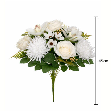 R. ROSA, ORQUIDEA Y CRISANTEMO