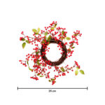 CORONA HOJAS/BERRIES 28CM DIAMETRO