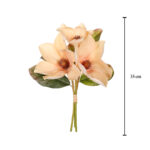BOUQUET ATADO MAGNOLIA X3 36CM *FUXIA