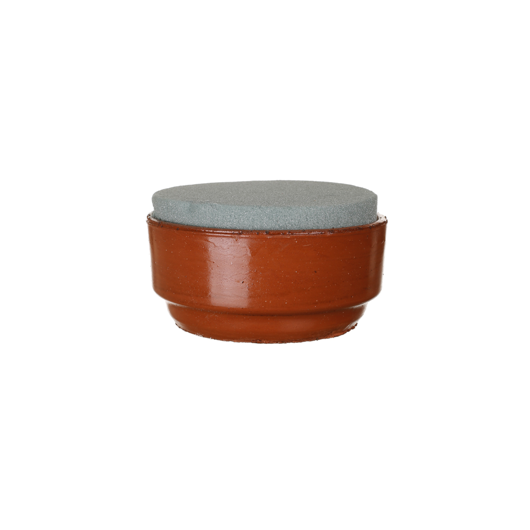 2313-17.19.jpg BASE CERAMICA 16CM C/CORCHO *MARRON/V.OSCURO