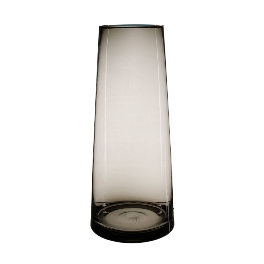 JARRON CRISTAL 30CM *GRIS/ORO
