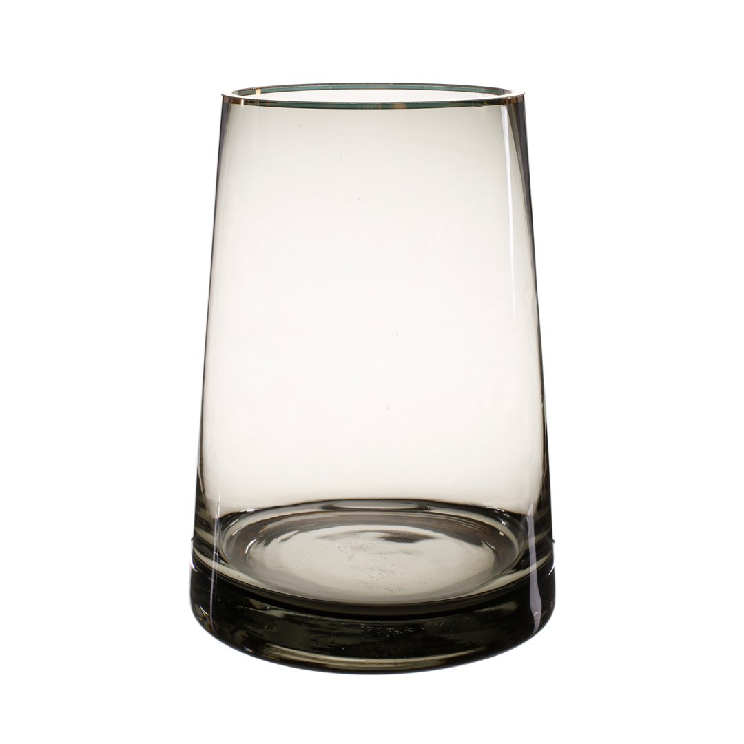 88100033-25.13.jpg JARRON CRISTAL 19CM *GRIS/ORO