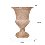 COPA LISA LATON 26CM *RUSTICO