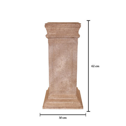 COLUMNA RUSTICA LATON 62CM *RUSTICO