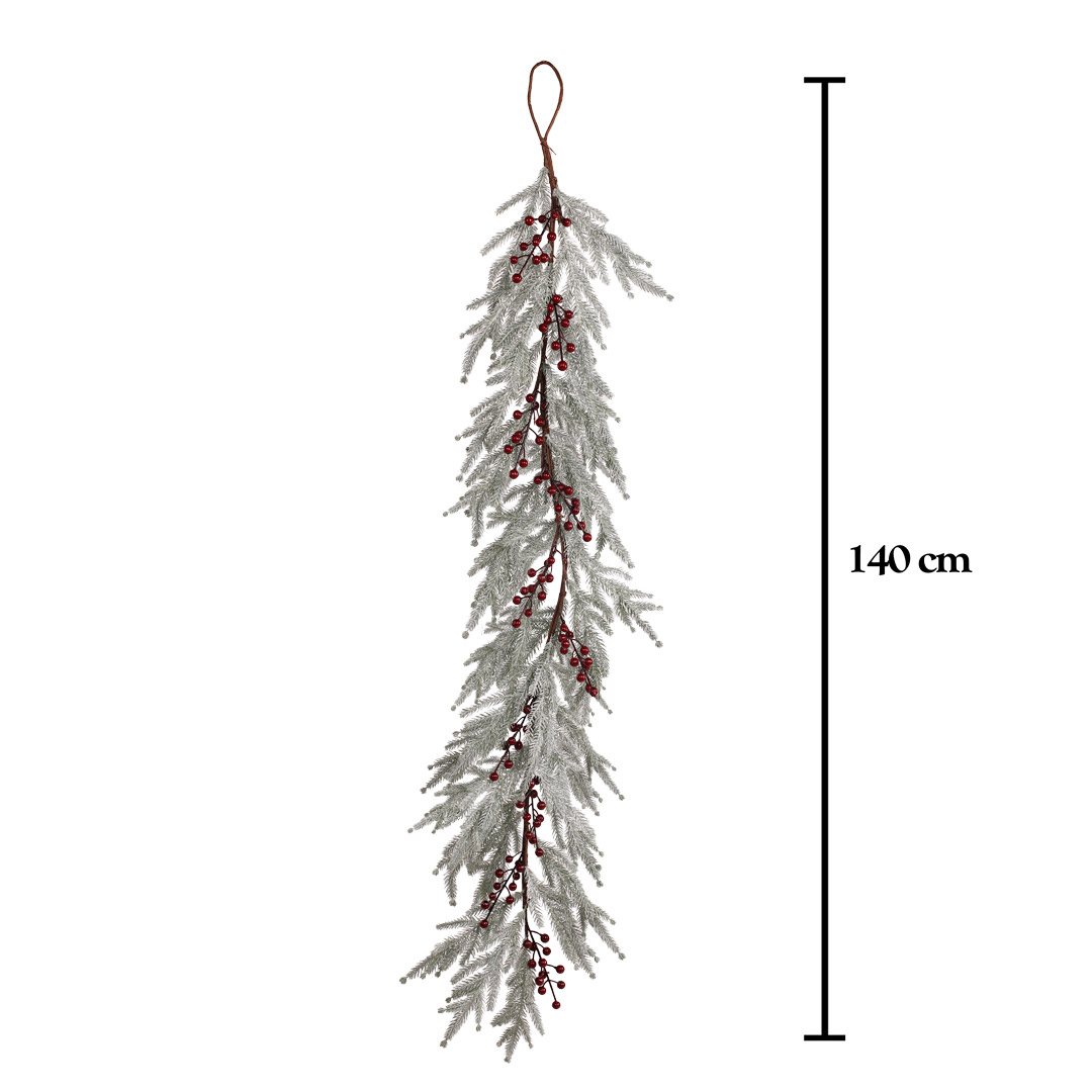GUIRNALDA PINO/BERRY NEVADA 140CM *V.OSCURO