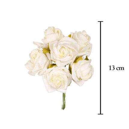 ROSA MINI(ATADO 6) *CREMA*