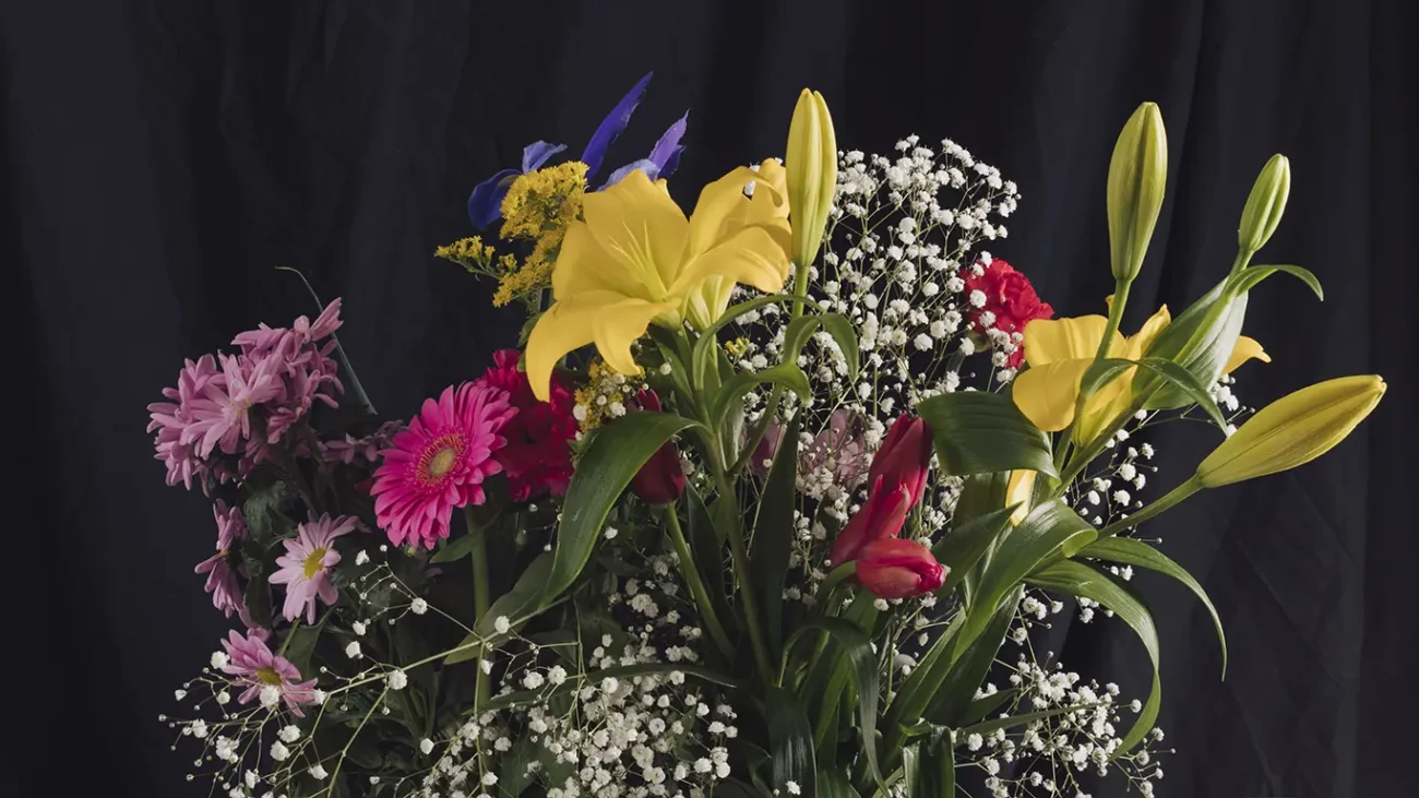 flores artificiales difuntos